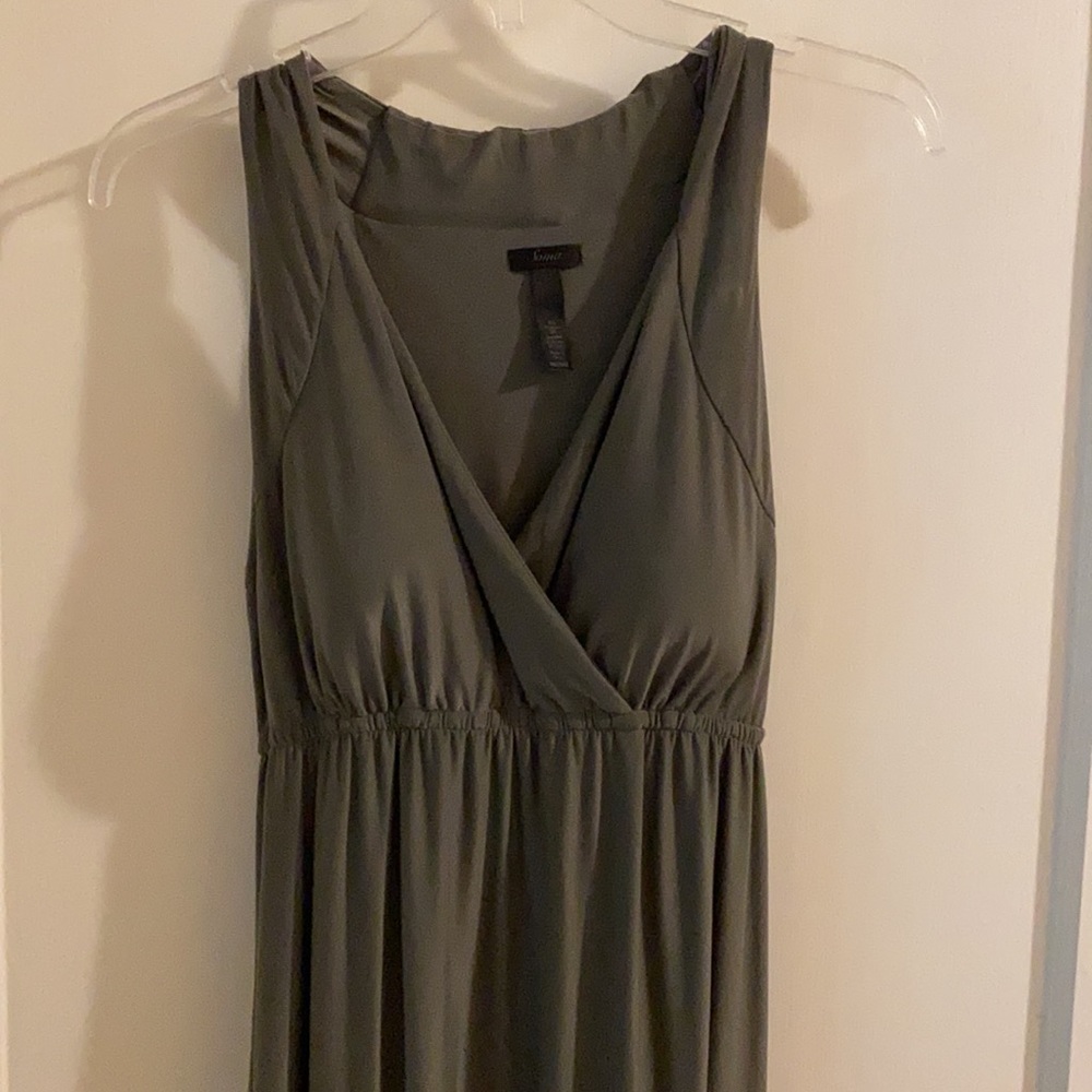 Soma Grey Maxi Dress with Surplice Neck